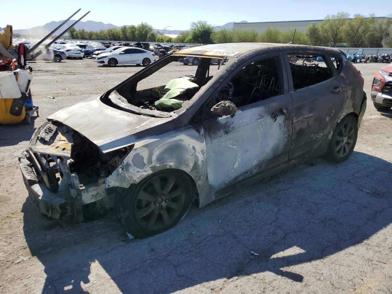 2012 Hyundai Accent Gls VIN: KMHCU5AE8CU030431 Lot: 66402425