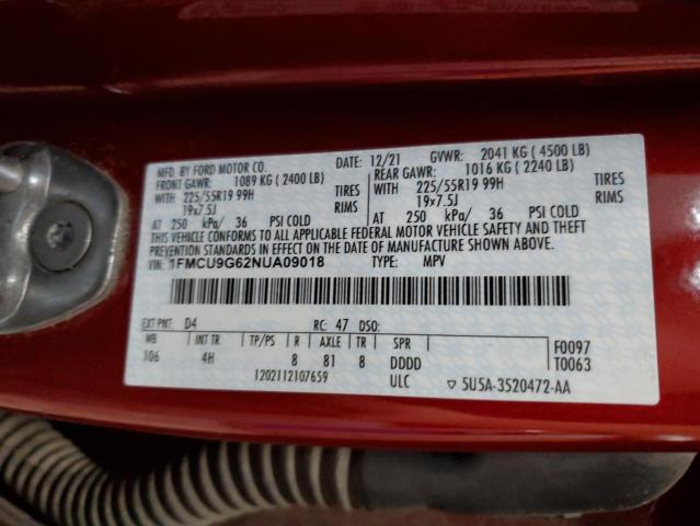2022 FORD ESCAPE SE  