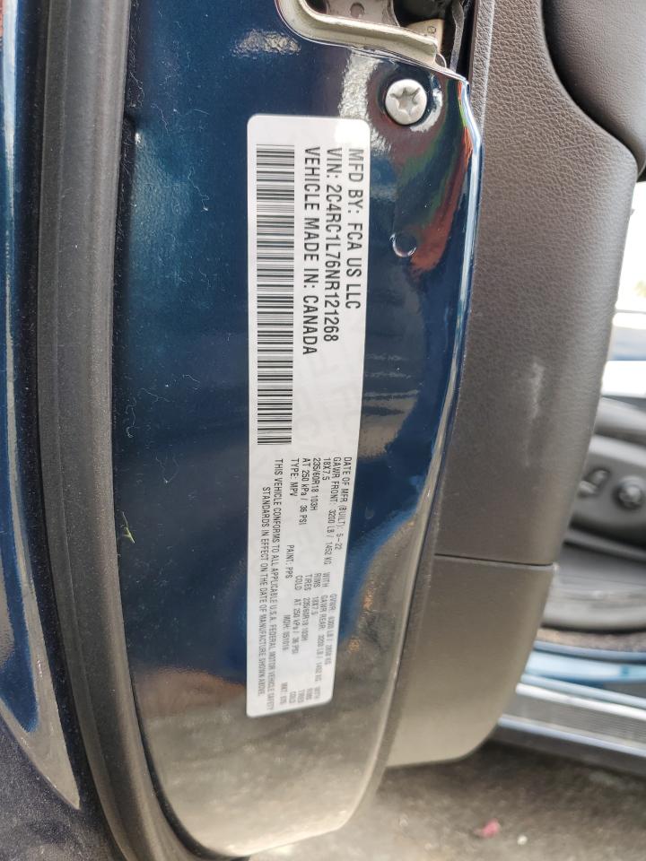 2022 Chrysler Pacifica Hybrid Touring L VIN: 2C4RC1L76NR121268 Lot: 63995785