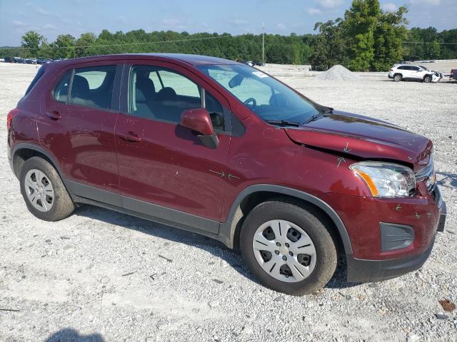  CHEVROLET TRAX 2016 Burgundy