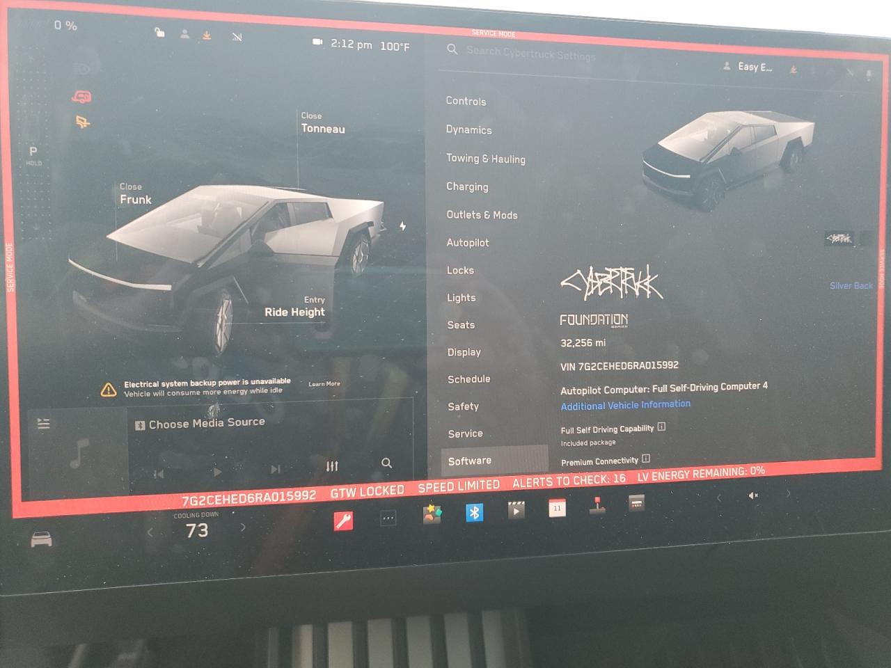 2024 Tesla Cybertruck VIN: 7G2CEHED6RA015992 Lot: 64204905