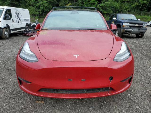  TESLA MODEL Y 2022 Czerwony