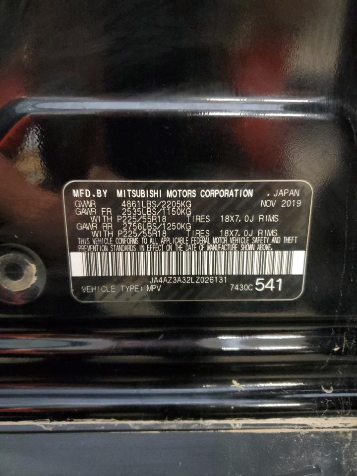 2020 Mitsubishi Outlander Se VIN: JA4AZ3A32LZ026131 Lot: 65653625