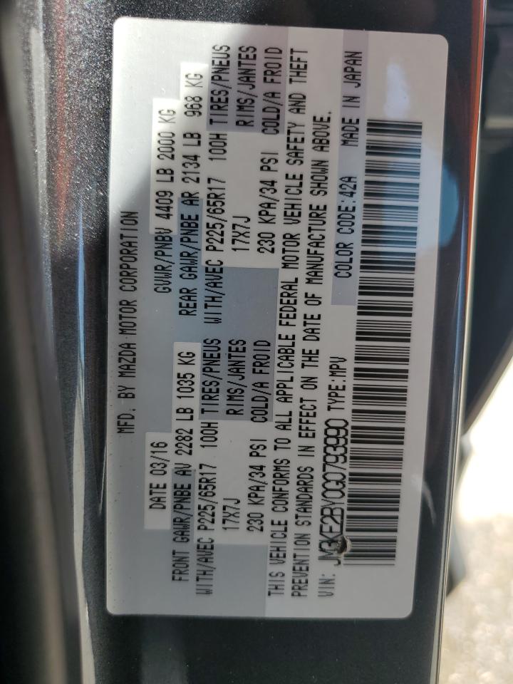 2016 Mazda Cx-5 Sport VIN: JM3KE2BY0G0793990 Lot: 64024745