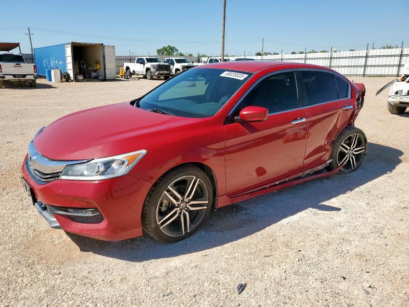  HONDA ACCORD 2017 Красный