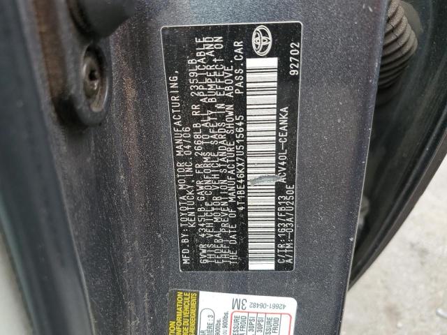 2007 TOYOTA CAMRY CE  