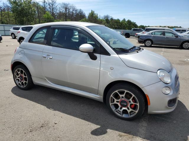 FIAT 500 2012 Srebrny