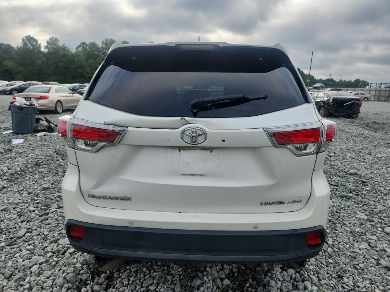 2015 Toyota Highlander Limited VIN: 5TDDKRFH2FS206651 Lot: 64983345