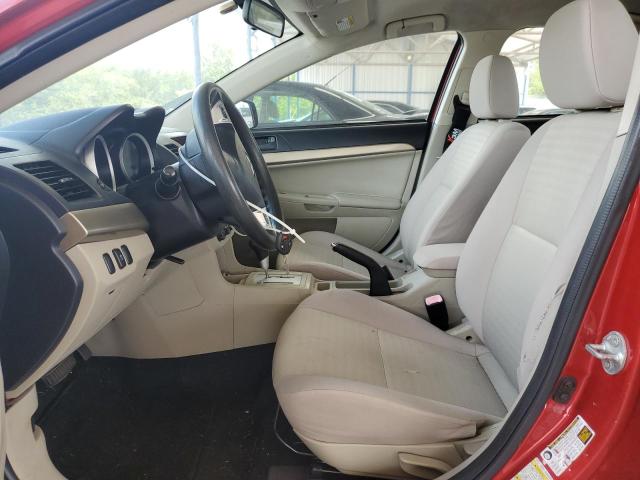  MITSUBISHI LANCER 2012 Red