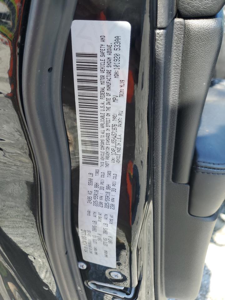 2017 Jeep Cherokee Overland VIN: 1C4PJLJS5HW571876 Lot: 65652875