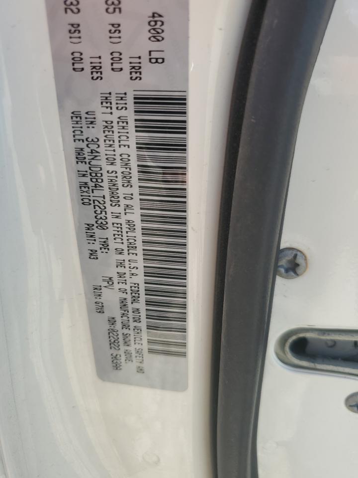 2020 Jeep Compass Latitude VIN: 3C4NJDBB4LT225330 Lot: 63729595