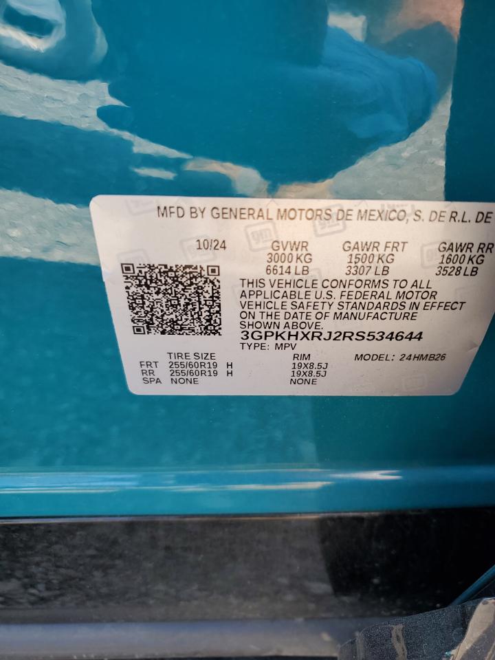 2024 Honda Prologue Tour VIN: 3GPKHXRJ2RS534644 Lot: 65341885