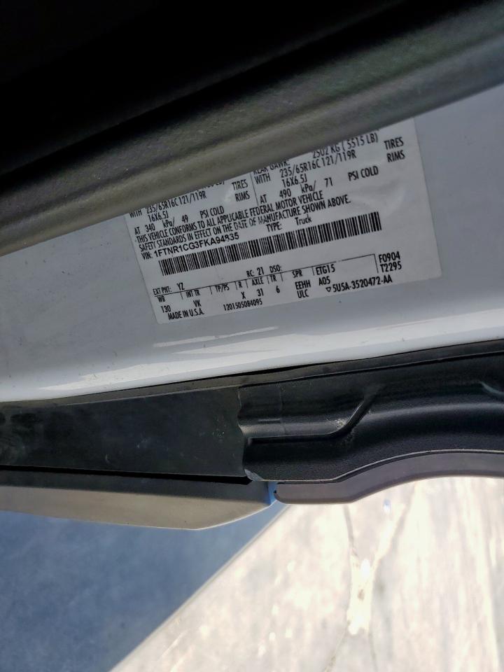 2015 Ford Transit T-250 VIN: 1FTNR1CG3FKA94835 Lot: 65747835