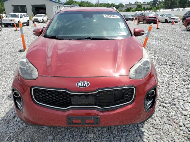  KIA SPORTAGE 2018 Czerwony