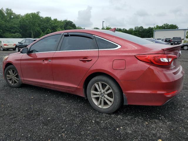  HYUNDAI SONATA 2015 Czerwony