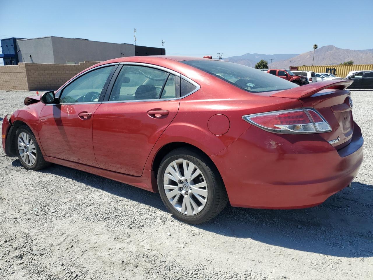 2009 Mazda 6 I red null gas 1YVHP82A095M00685 photo #3