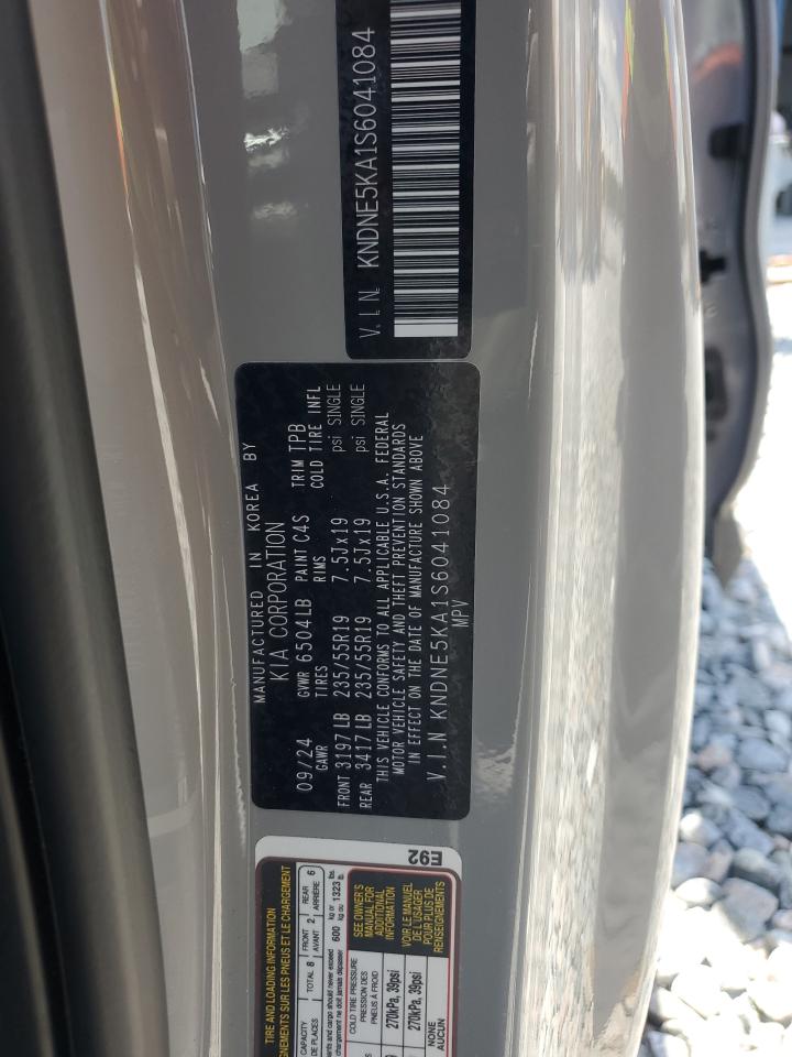 2025 Kia Carnival Sx VIN: KNDNE5KA1S6041084 Lot: 64783755
