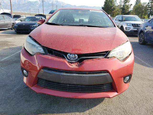  TOYOTA COROLLA 2015 Czerwony