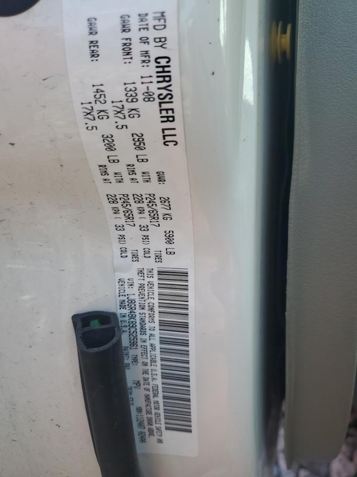 2009 Jeep Grand Cherokee Laredo VIN: 1J8GR48K89C525961 Lot: 63237675