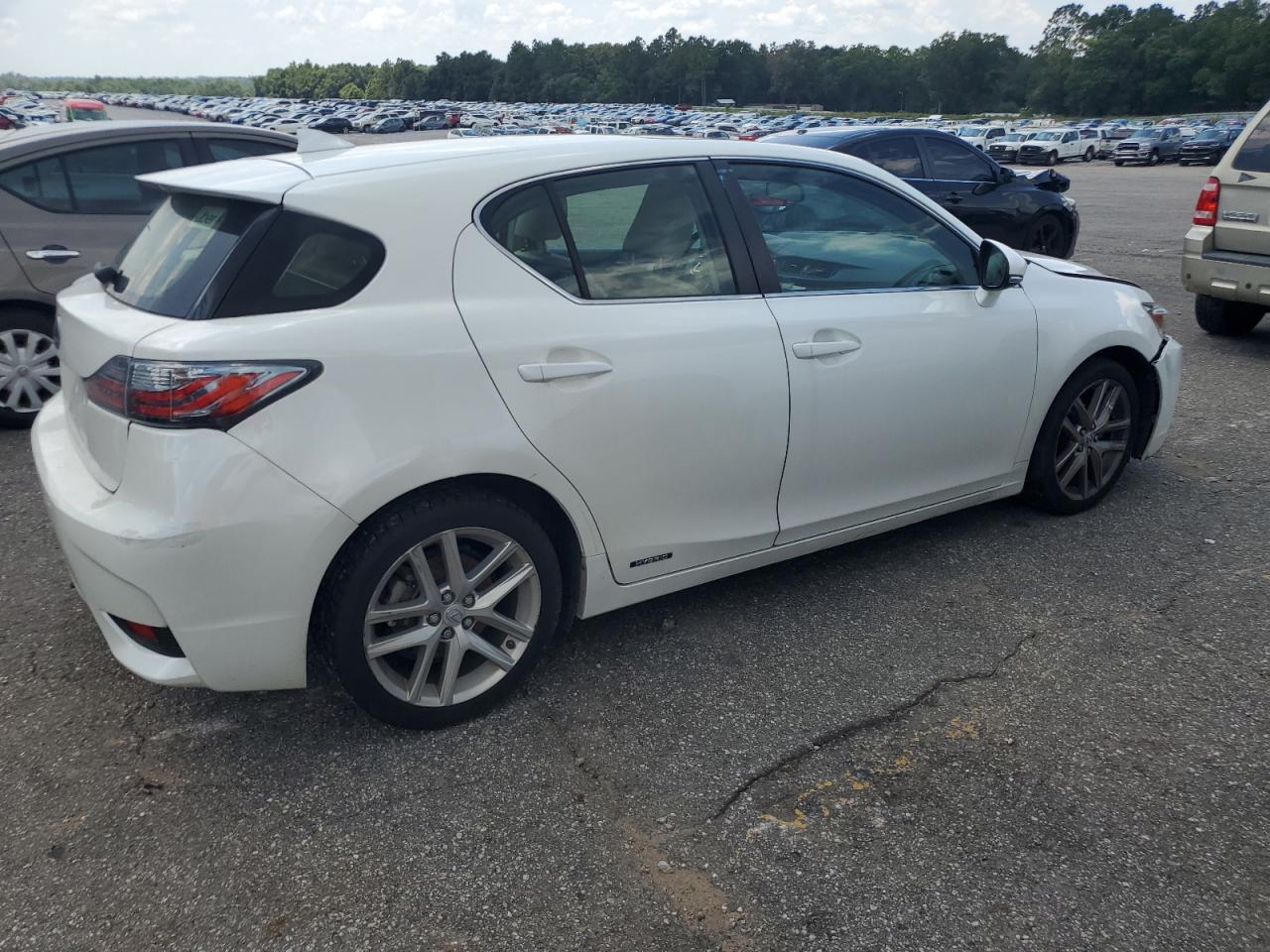 2014 Lexus Ct 200 white null hybrid JTHKD5BH2E2175521 photo #4