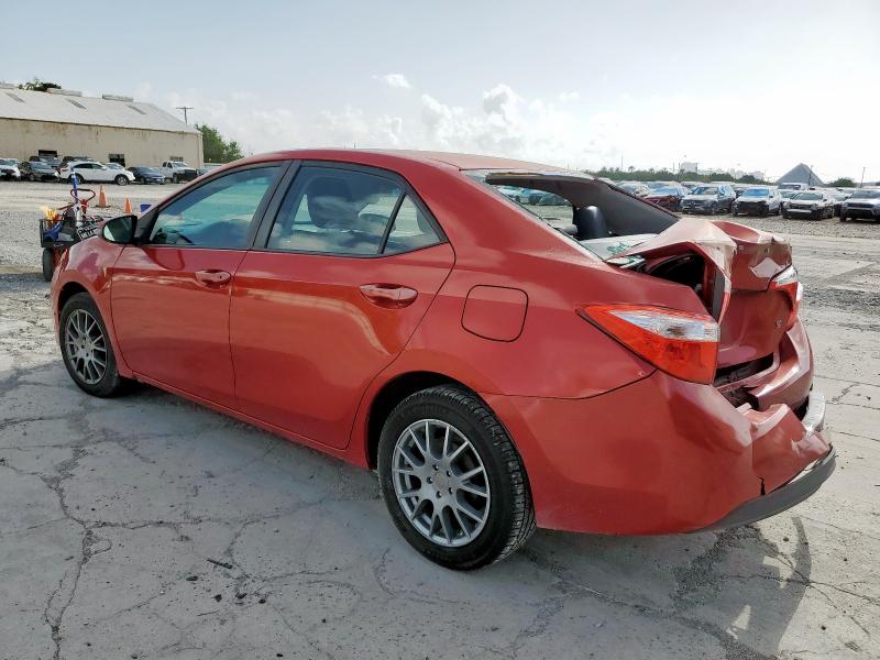  TOYOTA COROLLA 2015 Czerwony