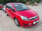 2012 VAUXHALL ZAFIRA EXC for sale at Copart SANDWICH