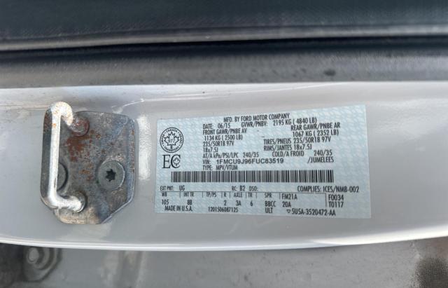 2015 FORD ESCAPE TITANIUM  