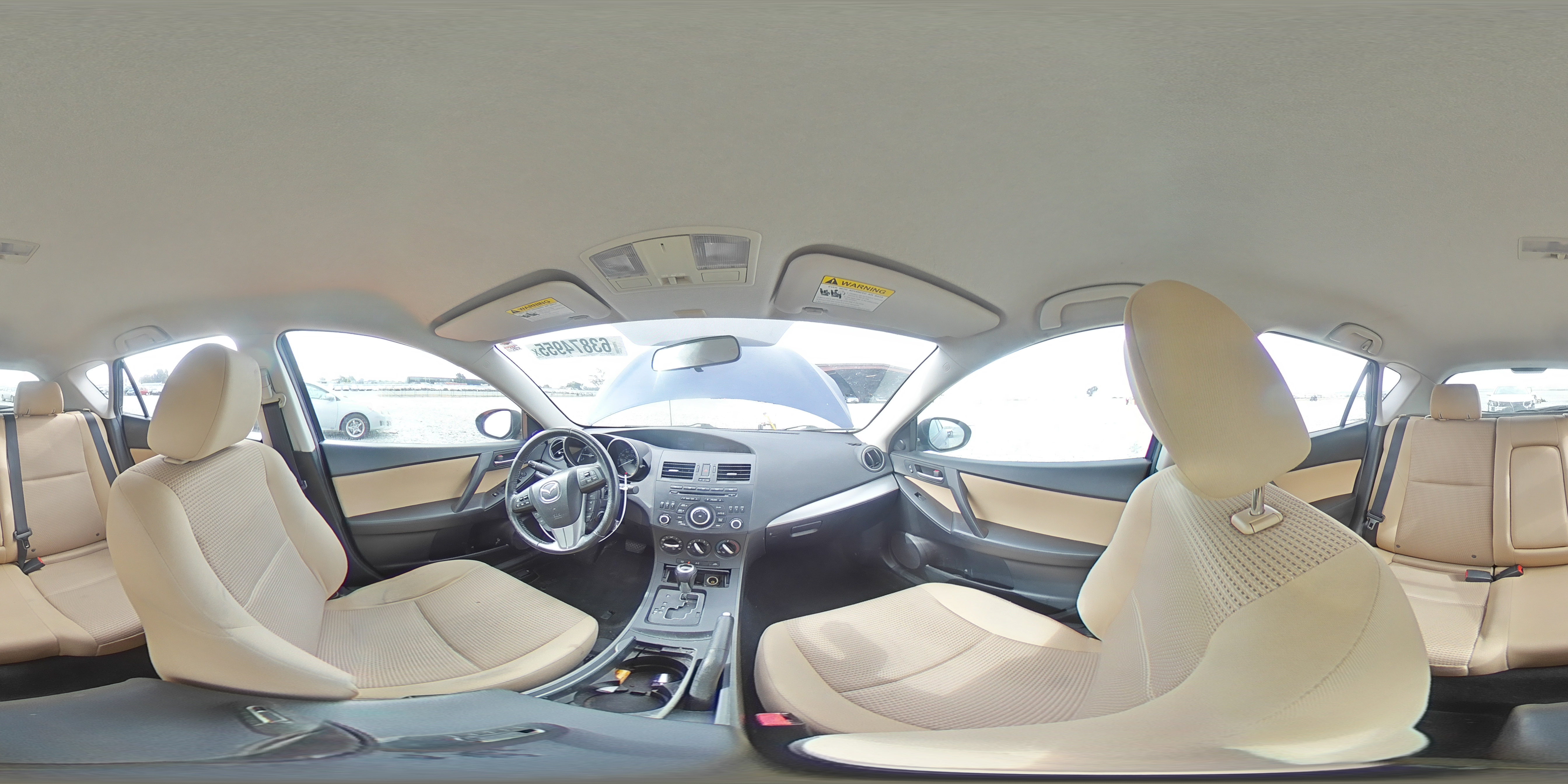 2012 Mazda 3 I VIN: JM1BL1L73C1600184 Lot: 63874955