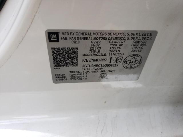 2018 GMC SIERRA K1500 SLT  