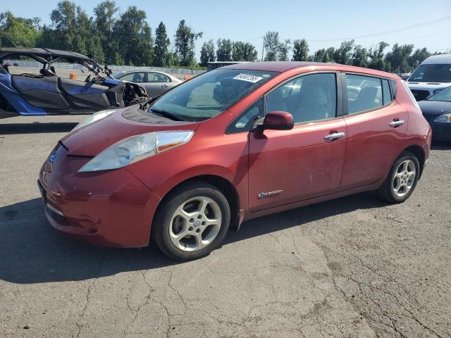  NISSAN LEAF 2013 Red