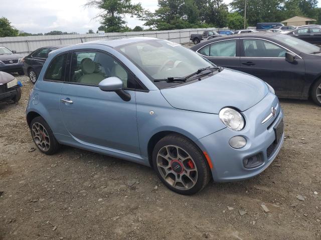  FIAT 500 2014 Granatowy