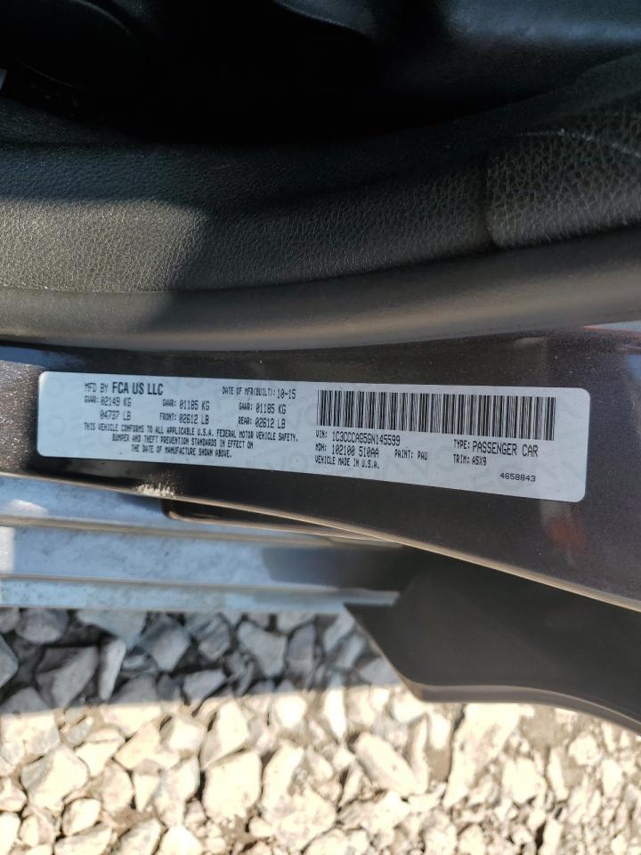 2016 Chrysler 200 Limited VIN: 1C3CCCAG5GN145599 Lot: 62837615