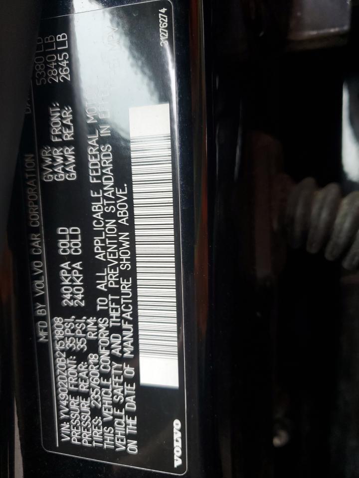 2010 Volvo Xc60 T6 VIN: YV4902DZ0B2151808 Lot: 63616845