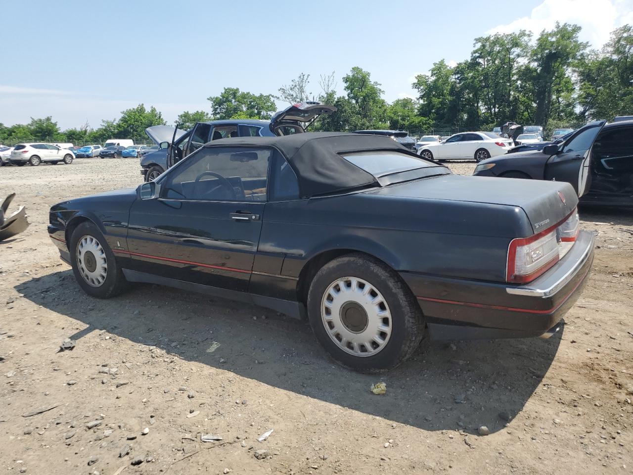 1993 Cadillac Allante black cabrio gas 1G6VS339XPU125380 photo #3