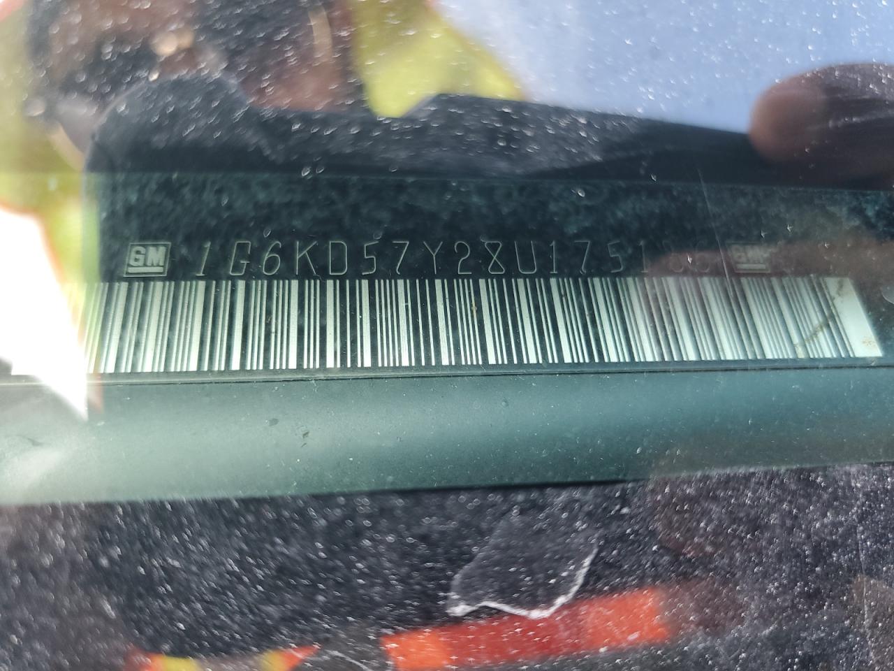 2008 Cadillac Dts VIN: 1G6KD57Y28U175136 Lot: 66938545