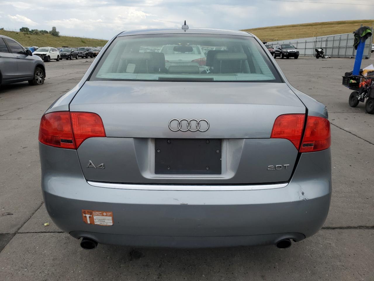 2007 Audi A4 2 VIN: WAUAF78E37A058679 Lot: 64434505