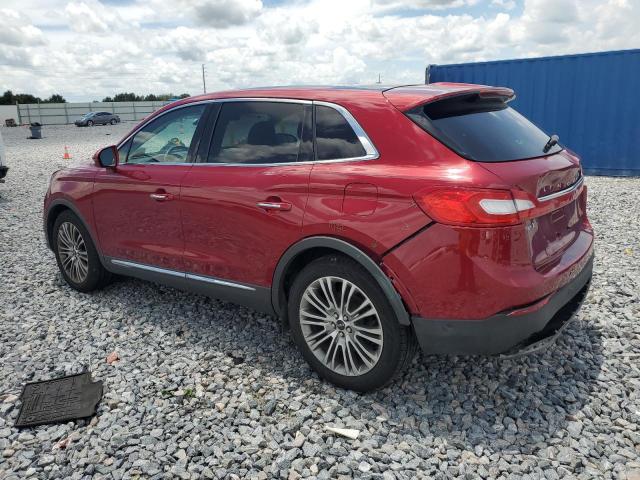  LINCOLN MKX 2016 Красный