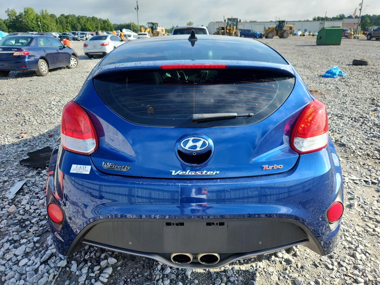 2016 Hyundai Veloster Turbo VIN: KMHTC6AE6GU263724 Lot: 65555115
