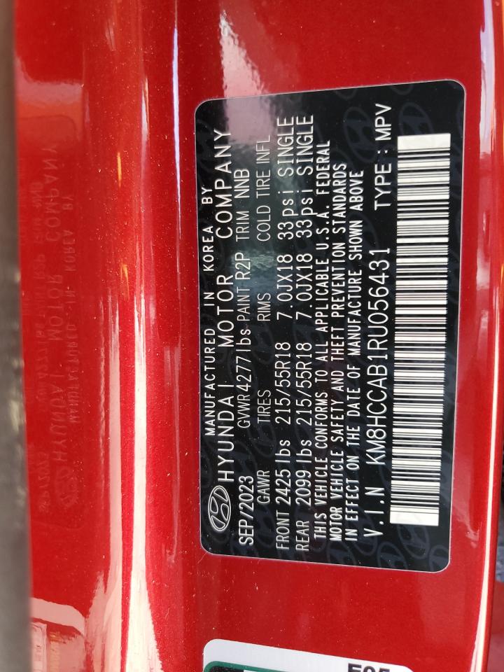 km8hccab1ru056431 KM8HCCAB1RU056431 2024 Hyundai Kona Sel