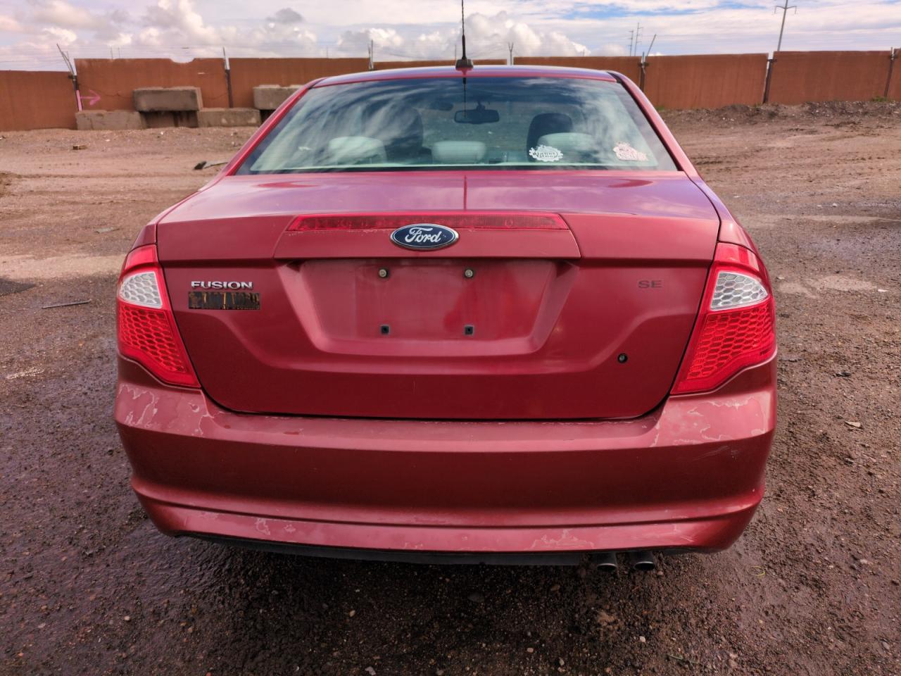 2010 Ford Fusion Se VIN: 3FAHP0HA7AR169774 Lot: 63613285