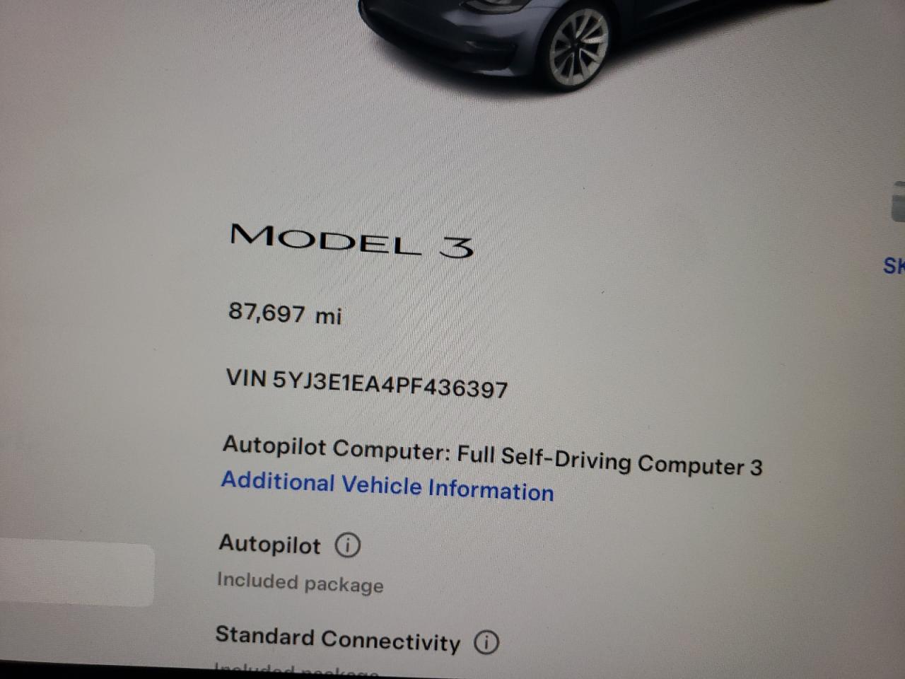 2023 Tesla Model 3 VIN: 5YJ3E1EA4PF436397 Lot: 64508785