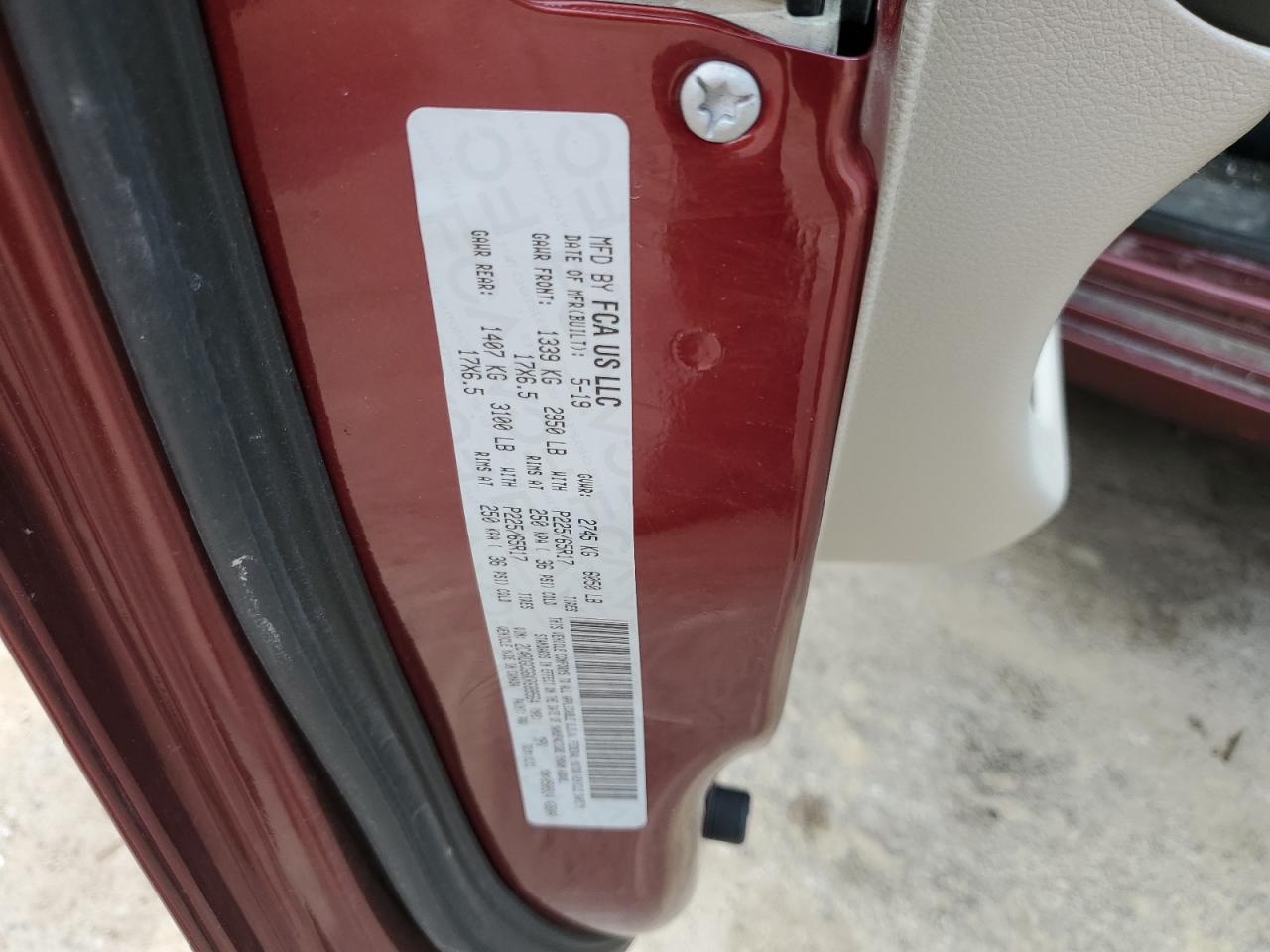 2019 Dodge Grand Caravan Sxt VIN: 2C4RDGCG6KR689564 Lot: 66490775