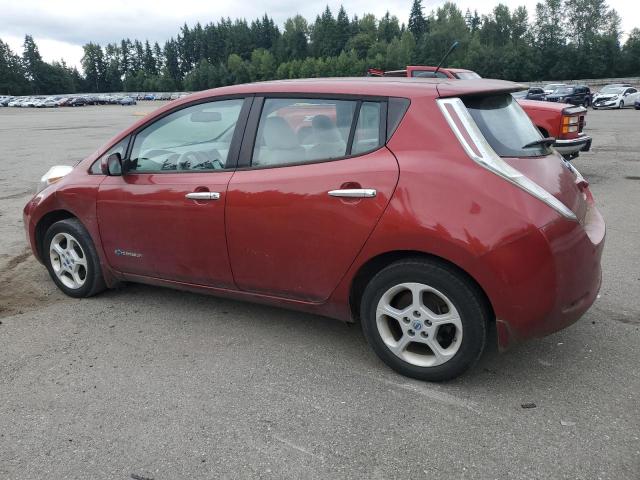  NISSAN LEAF 2014 Red