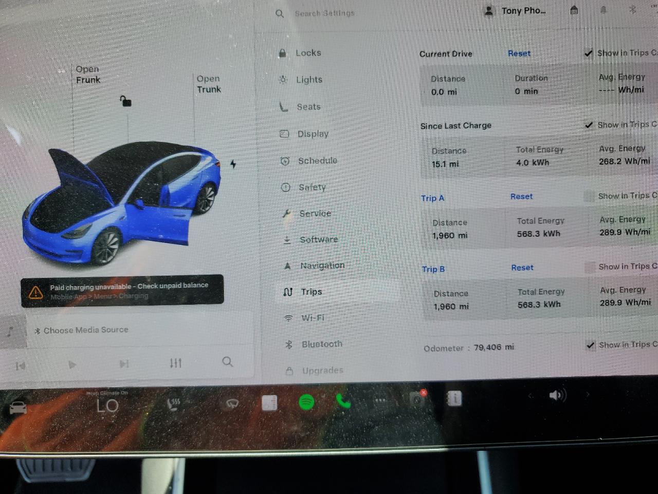 2019 Tesla Model 3 VIN: 5YJ3E1EB2KF388710 Lot: 62718395