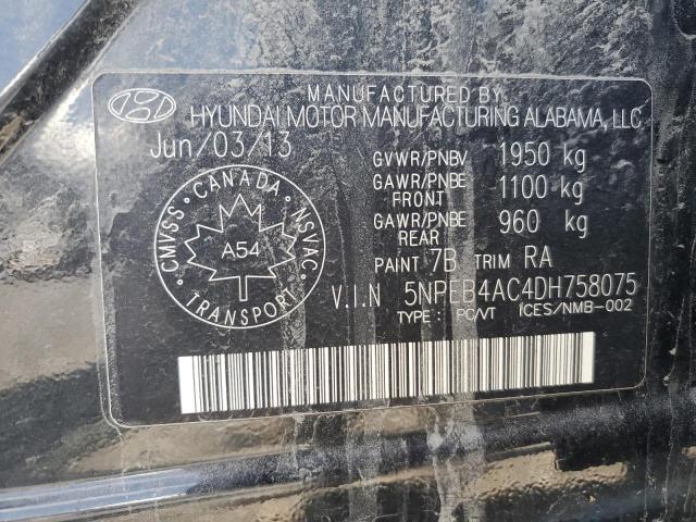 2013 HYUNDAI SONATA GLS  