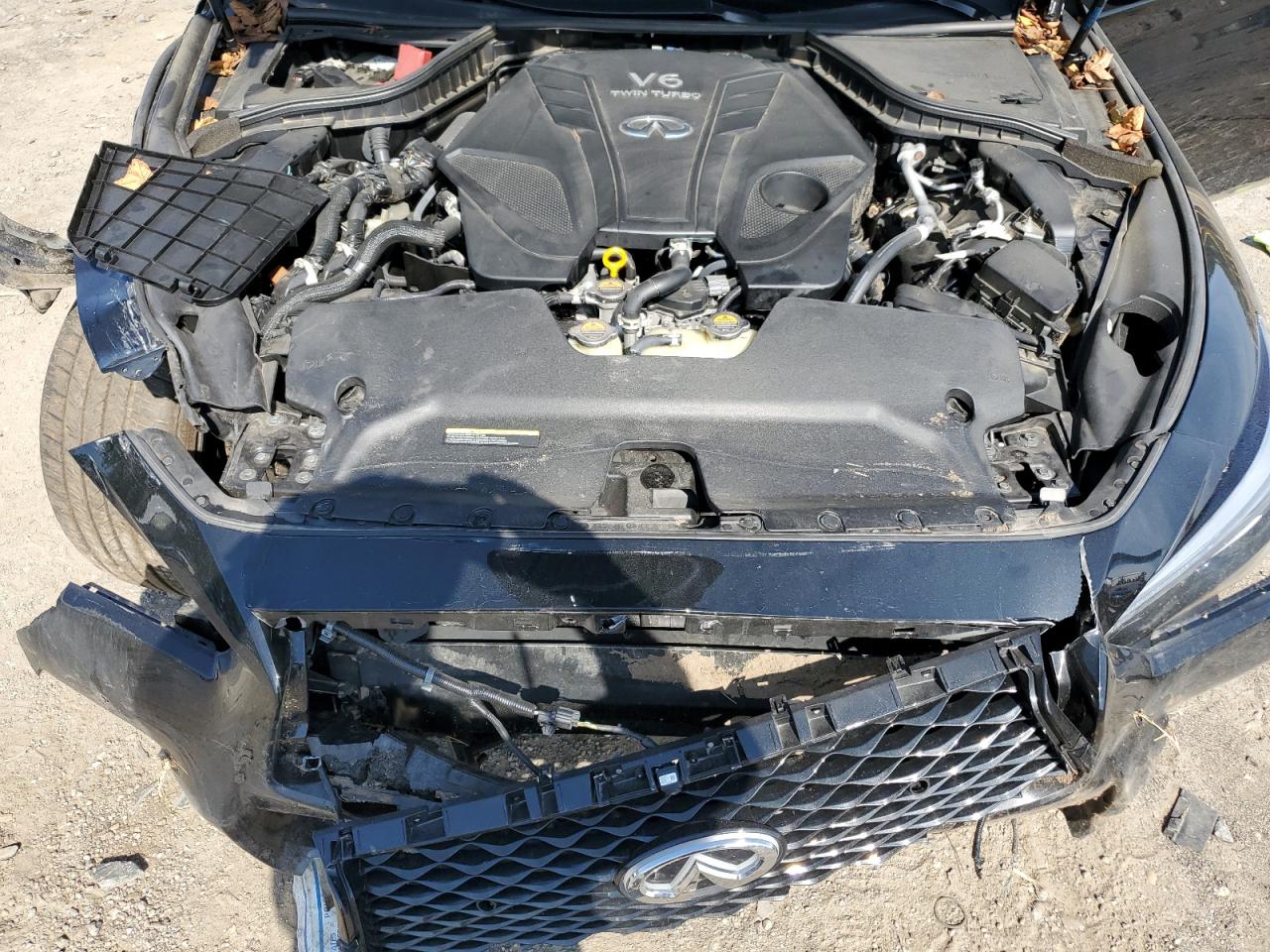 2021 Infiniti Q50 Red Sport 400 VIN: JN1FV7DP8MM850603 Lot: 66805535