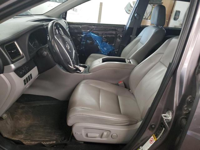  TOYOTA HIGHLANDER 2019 Серый