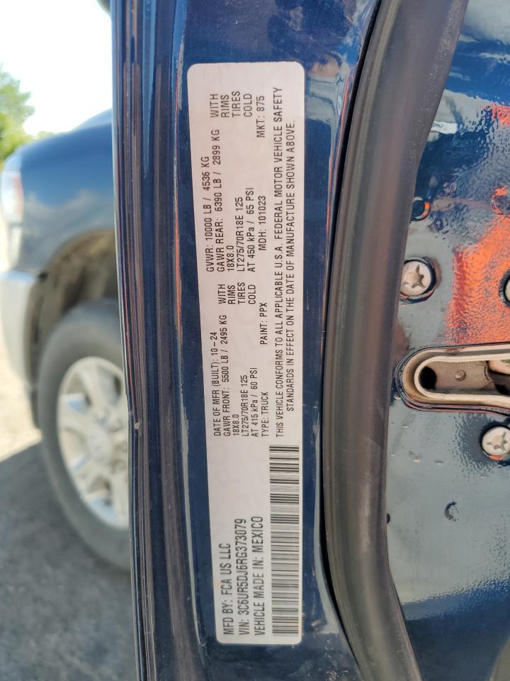 2024 Ram 2500 Big Horn VIN: 3C6UR5DJ6RG373079 Lot: 63280415