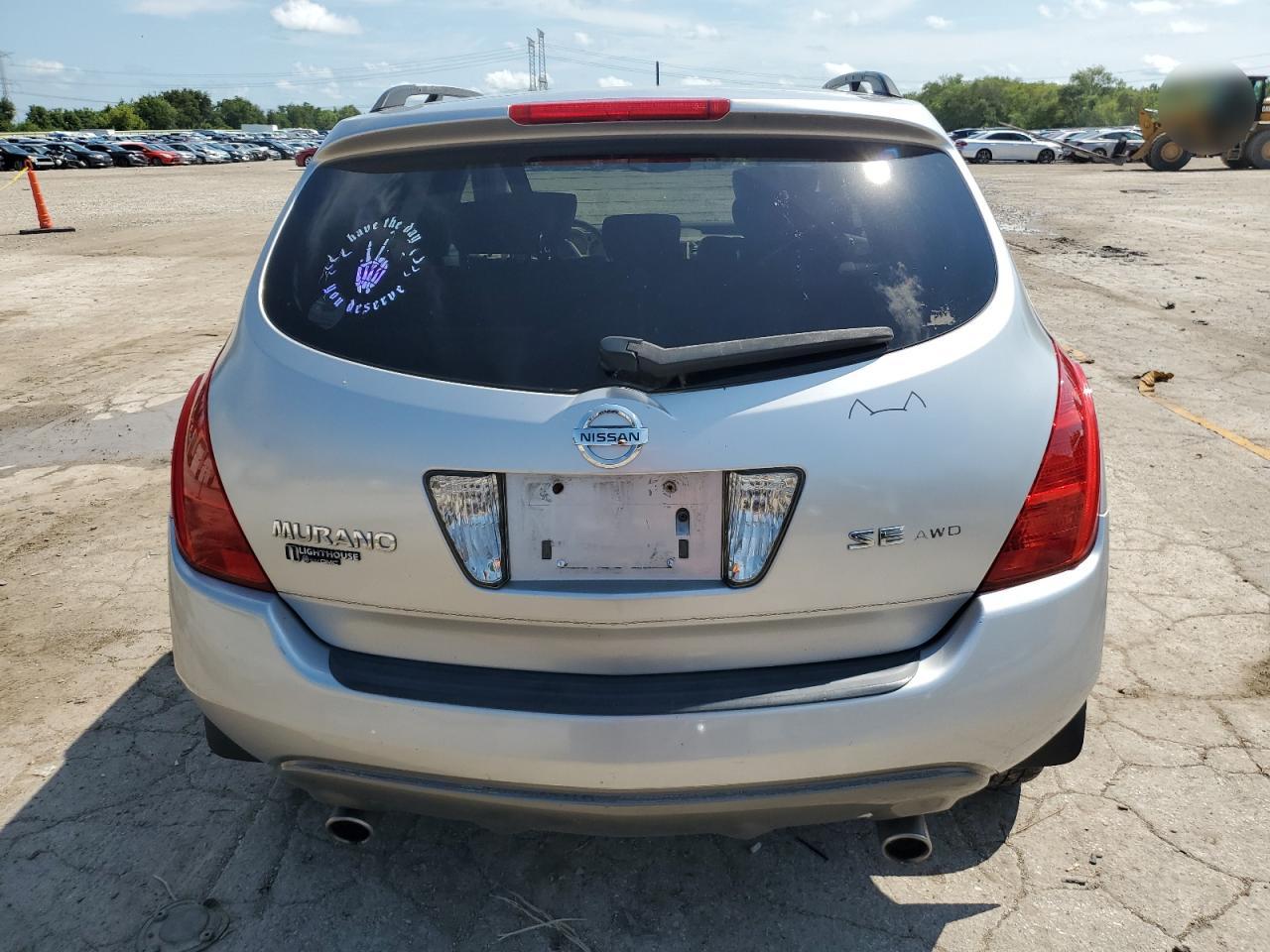 2004 Nissan Murano Sl VIN: JN8AZ08W54W322398 Lot: 66049985