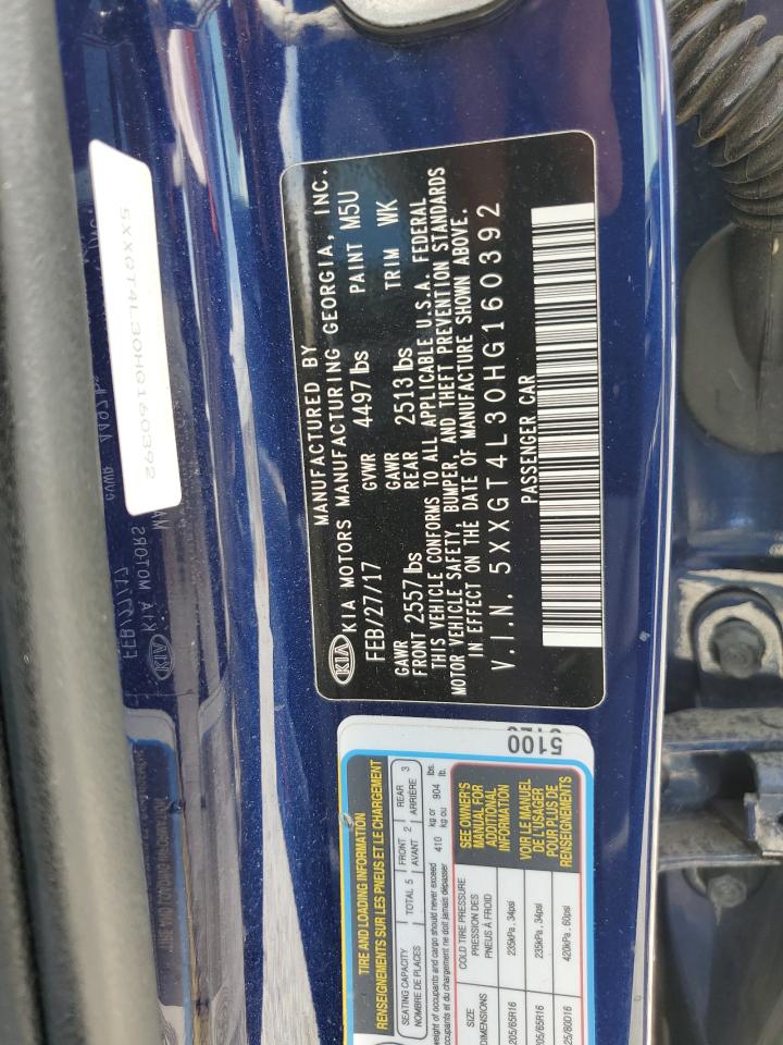 5xxgt4l30hg160392 5XXGT4L30HG160392 2017 Kia Optima Lx